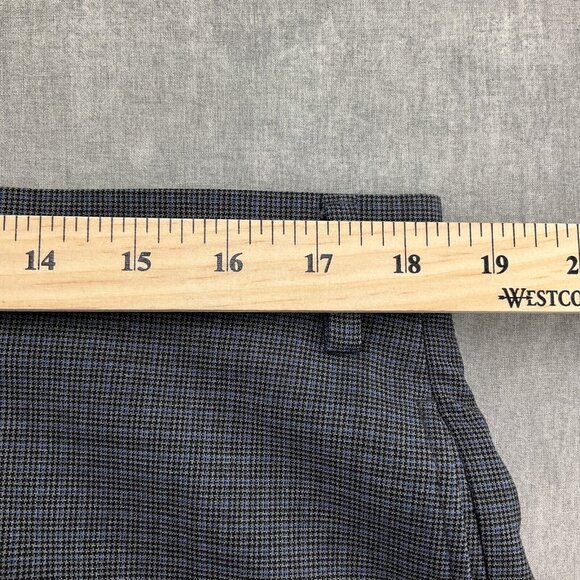 Lauren Ralph Lauren Pants Men 36W x 34L Black Blue Houndstooth Check Dress Caree - Picture 5 of 13